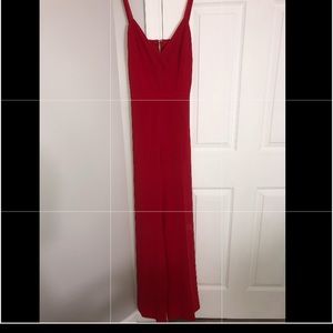 Red Bebe jumpsuit